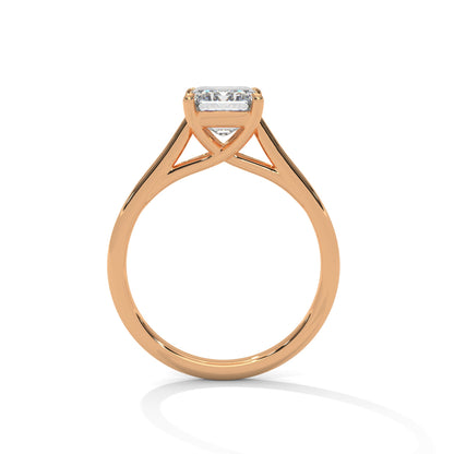 Classic Radiant Solitaire Ring