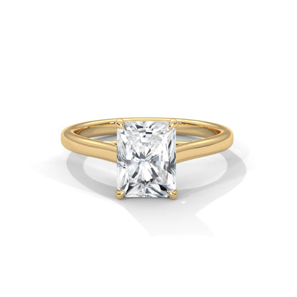 Classic Radiant Solitaire Ring