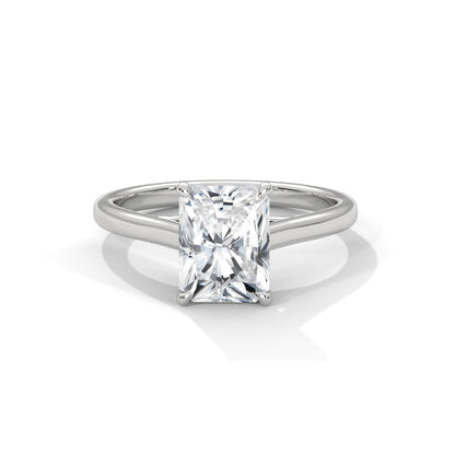 Classic Radiant Solitaire Ring