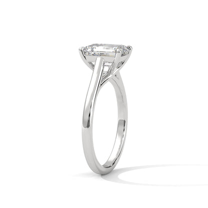 Classic Radiant Solitaire Ring