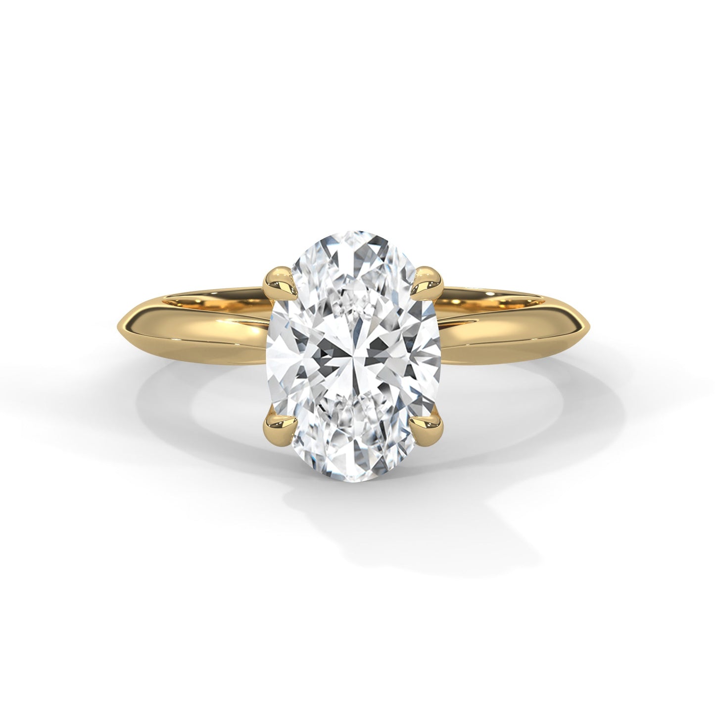 Classic Oval Solitaire Ring