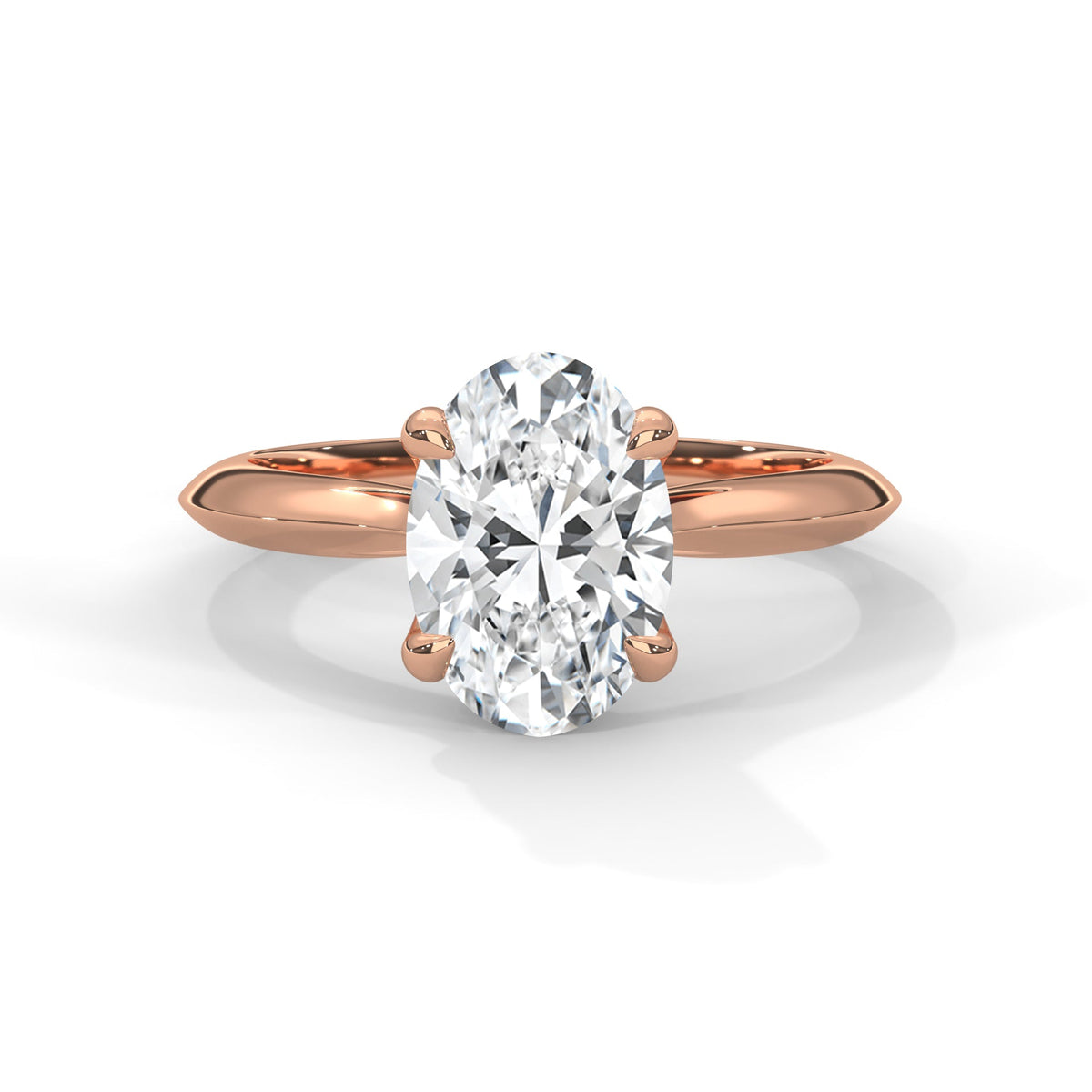 Classic Oval Solitaire Ring