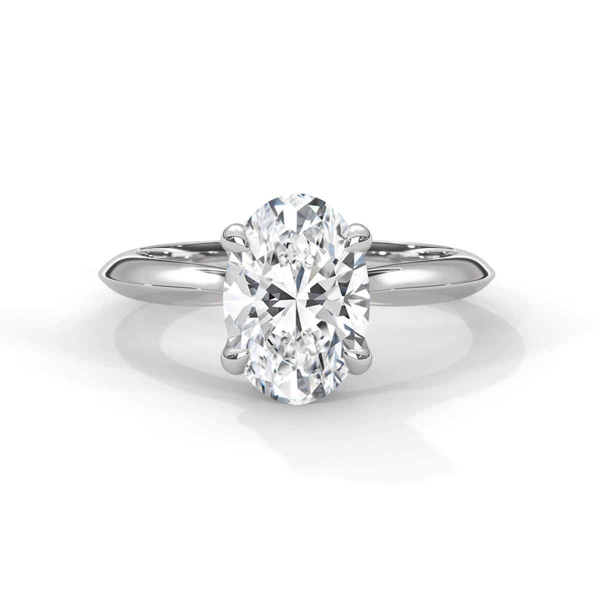 Classic Oval Solitaire Ring