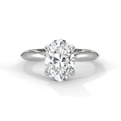 Classic Oval Solitaire Ring