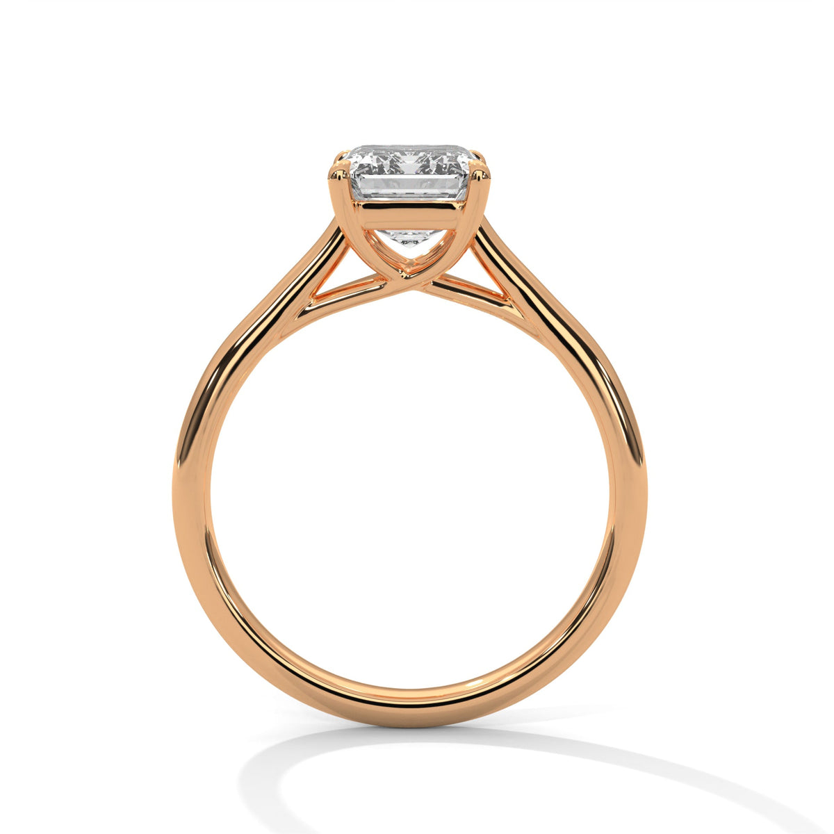 Classic Emerald Solitaire Ring