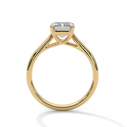 Classic Emerald Solitaire Ring