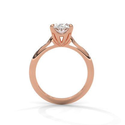Classic Oval Solitaire Ring