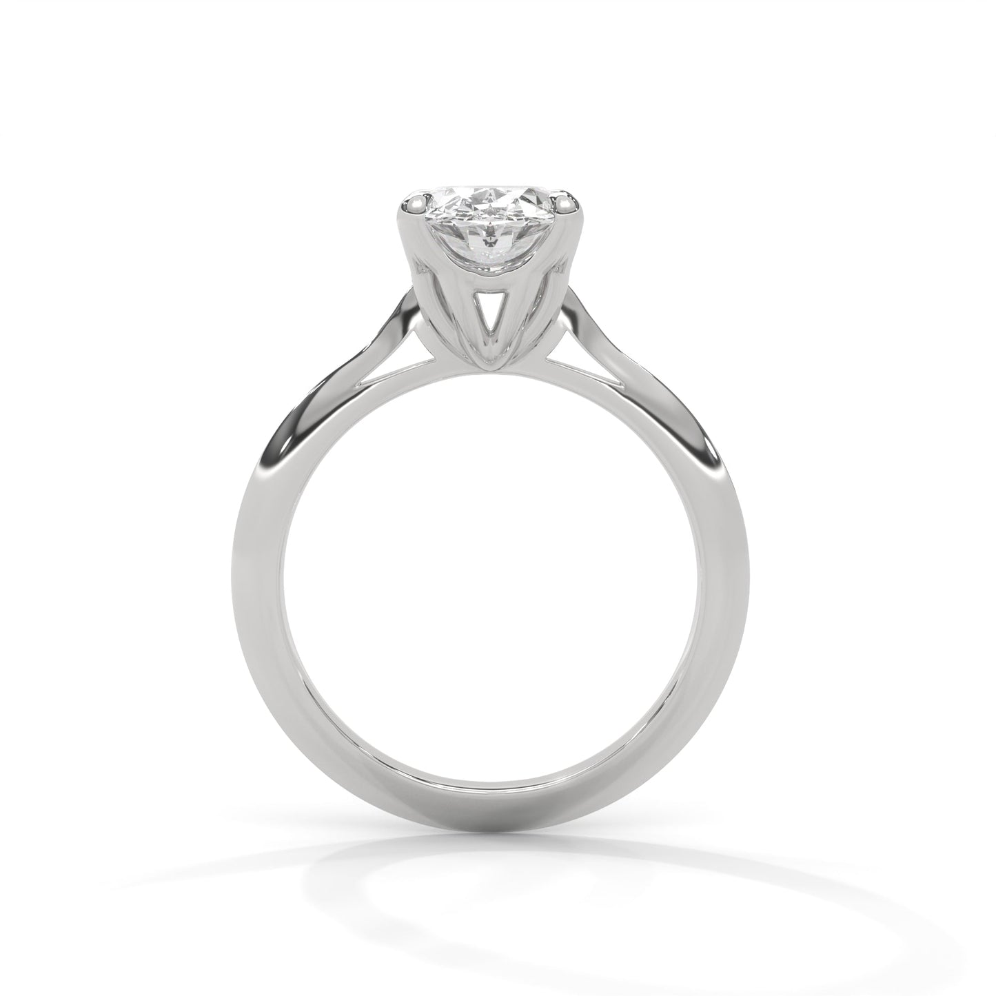 Classic Oval Solitaire Ring