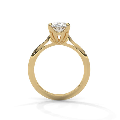 Classic Oval Solitaire Ring