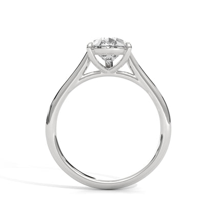 Classic Pear Solitaire Ring