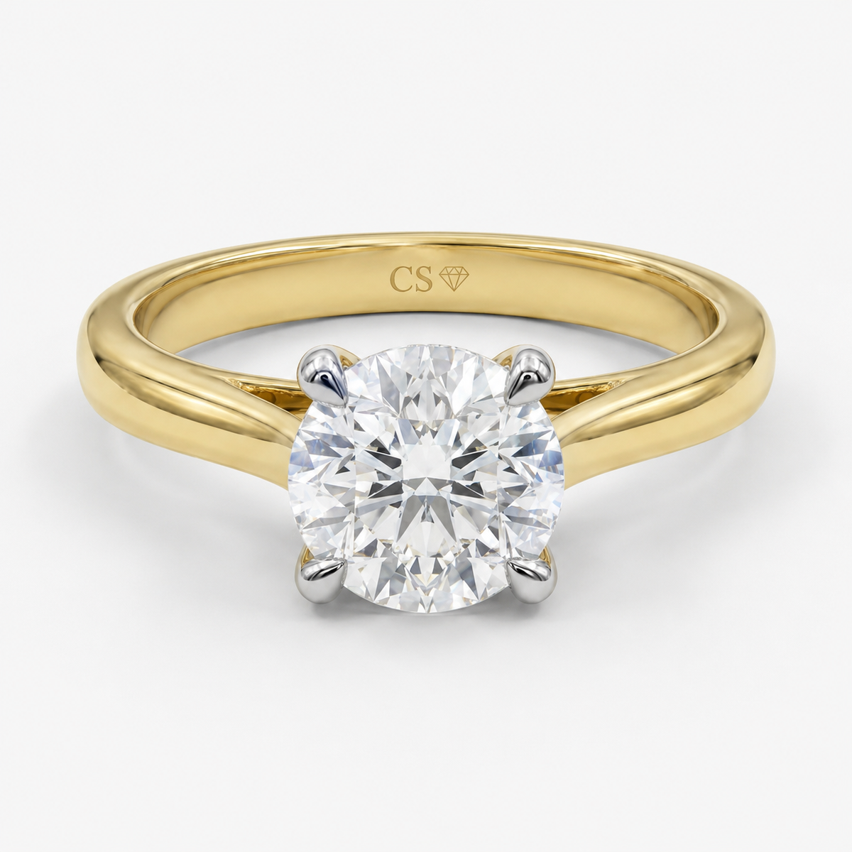 Classic Round Solitaire Ring