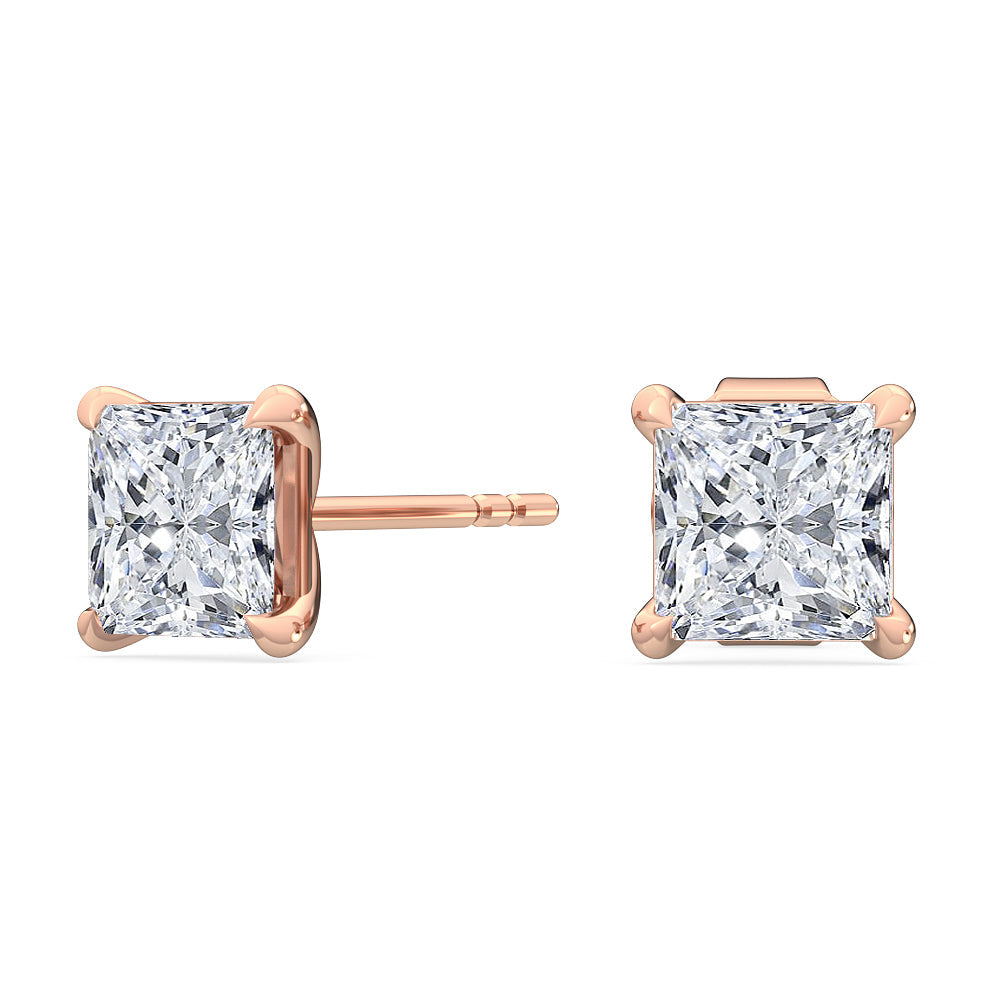 4 Prong Princess Studs