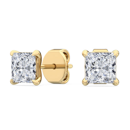 4 Prong Princess Studs