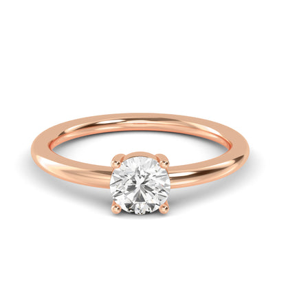 Basic Round Solitaire Ring