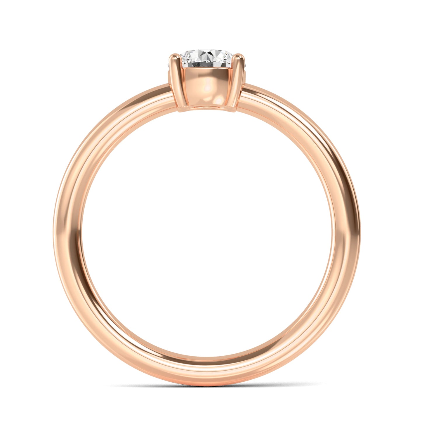 Basic Round Solitaire Ring