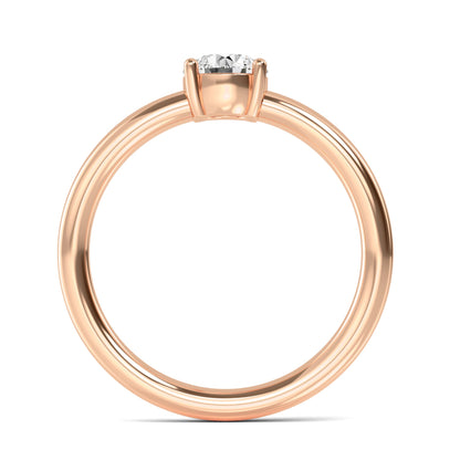 Basic Round Solitaire Ring