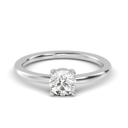 Basic Round Solitaire Ring