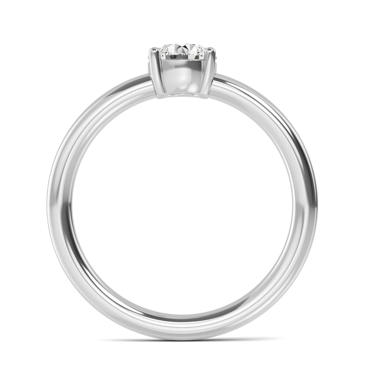 Basic Round Solitaire Ring