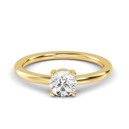 Basic Round Solitaire Ring