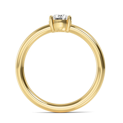 Basic Round Solitaire Ring
